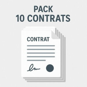 Pack 10 contrats