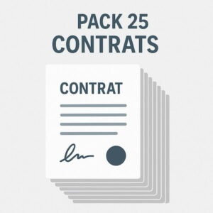 Pack 25 Contrats
