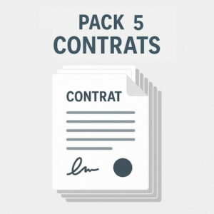 Pack 5 contrats